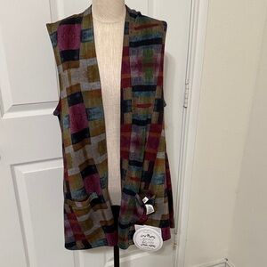 Parsley & Sage Multicolor Patchwork Vest